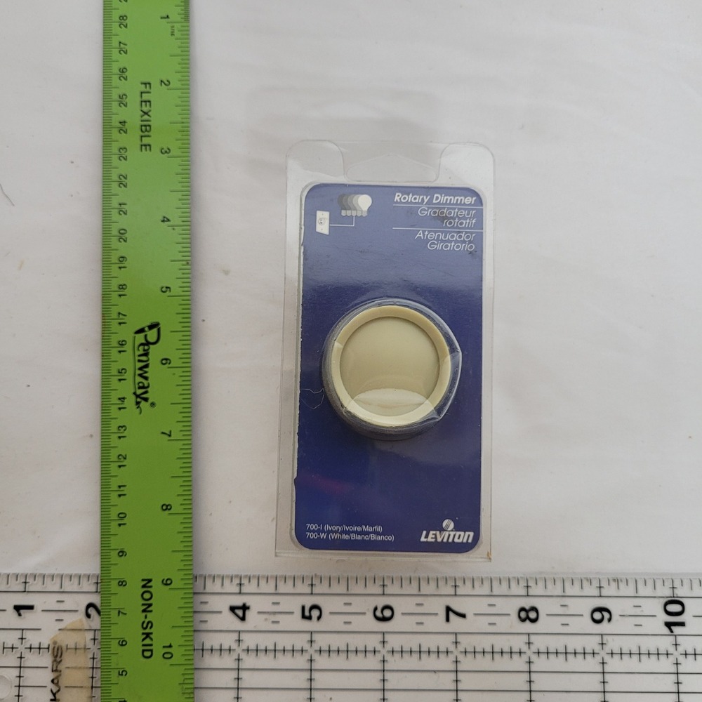 Leviton Trimatron 700-I Ivory Rotary Dimmer Switch Single Pole 600W 120V NEW